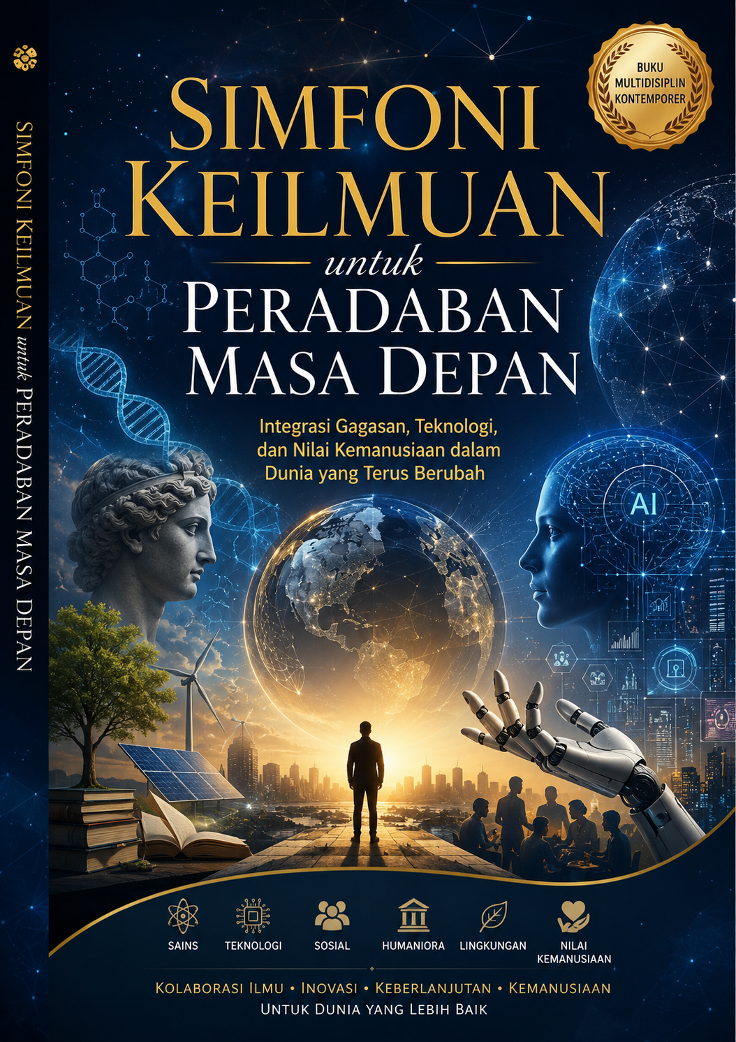Buku ISBN Simfoni Keilmuan untuk Peradaban Masa Depan. Integrasi Gagasan, Teknologi, dan Nilai Kemanusiaan dalam Dunia yang Terus Berubah